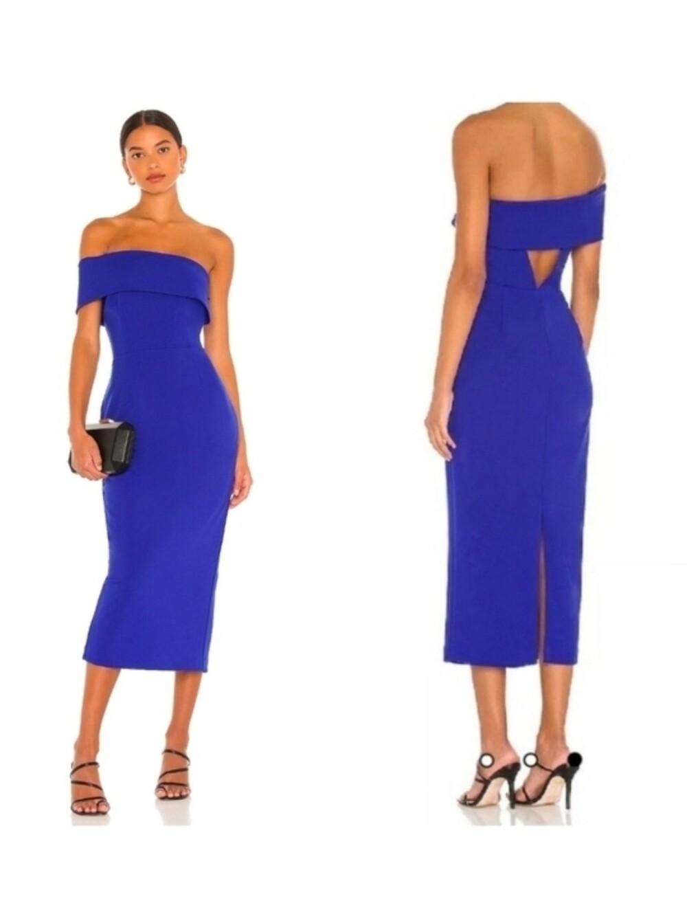 Katie May Apollo Royal Sapphire One-Off Shoulder Dress
